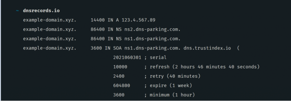 command line for checking host information