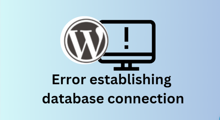 opening image of error establishing database connection