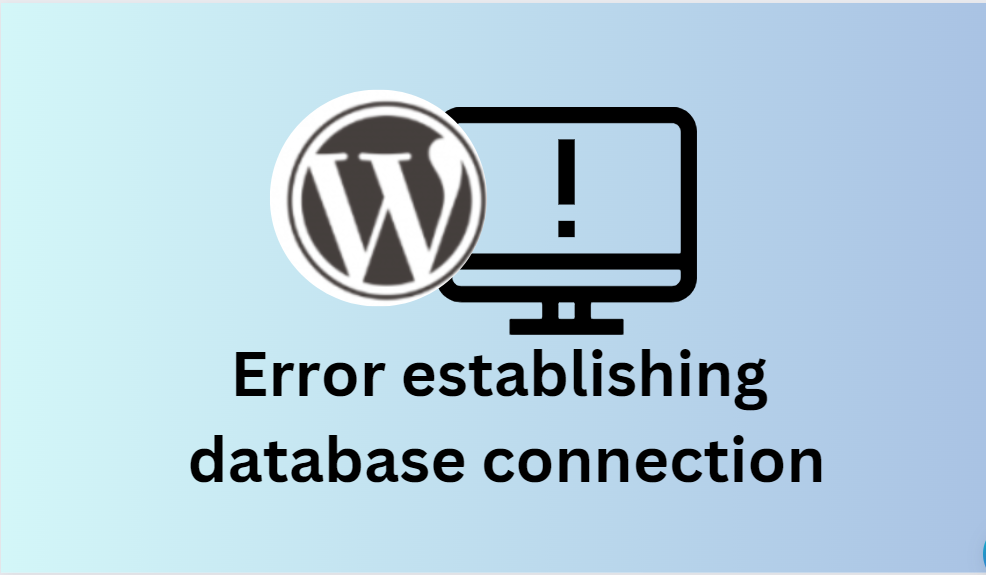 opening image of error establishing database connection