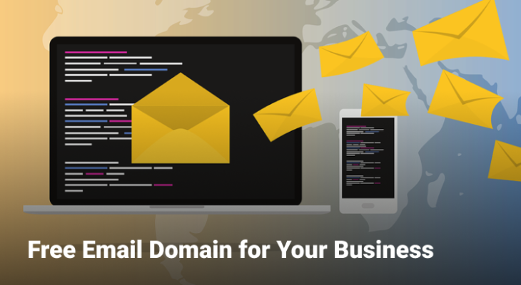 Custom domain email addresses enhance the credibility of a business.