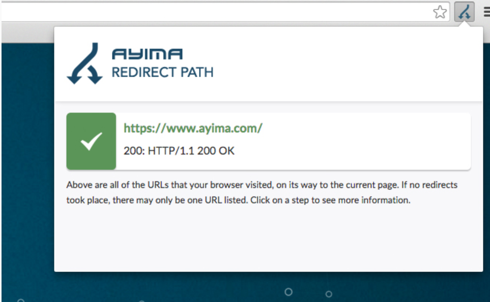 Chrome extension for SEO called Redirect Path