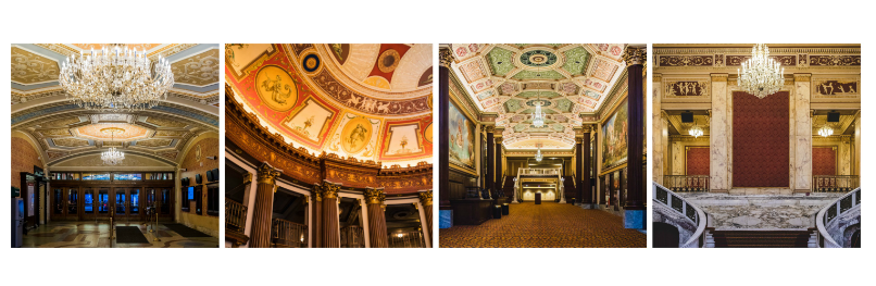 High quality photos of Playhouse Square where elites and friends enjoyed the organized elite event.