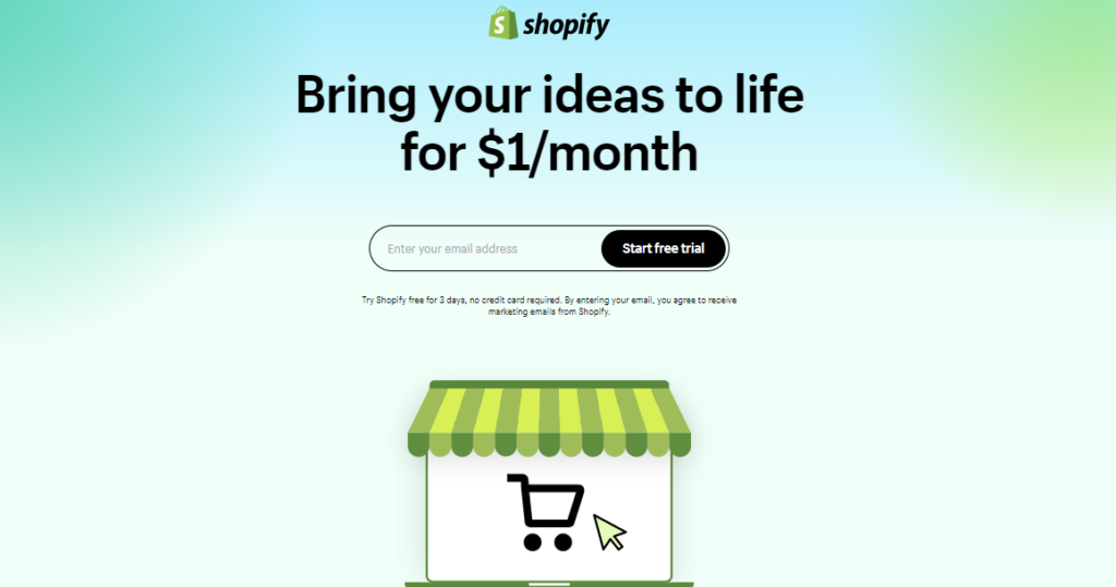 Shopify online shops