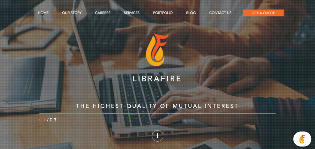 One of the WordPress agencies Librafire