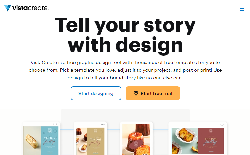 one of the best Canva alternatives for social media called Crello