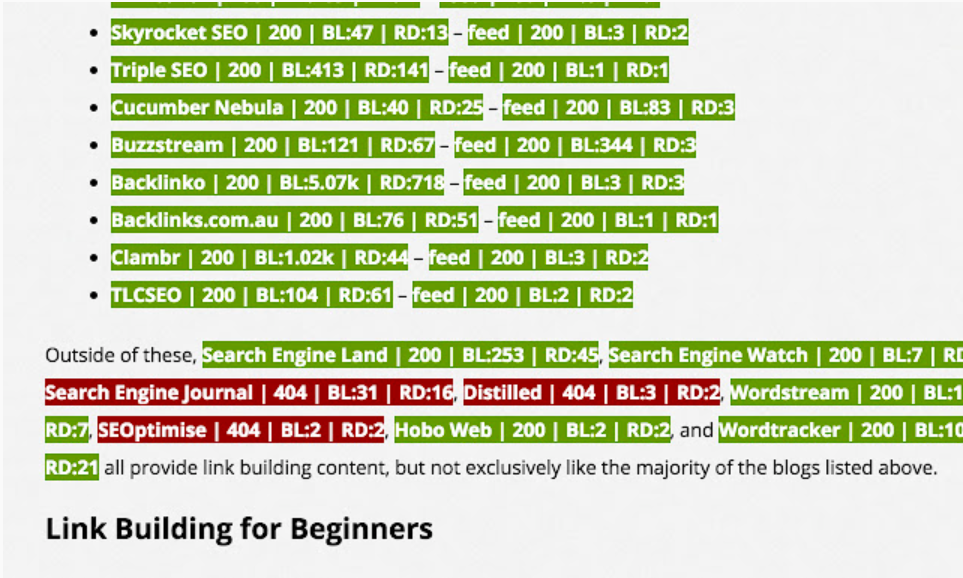 Find out page authority by backlink analysis with LinkMiner SEO chrome extension