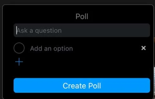poll question