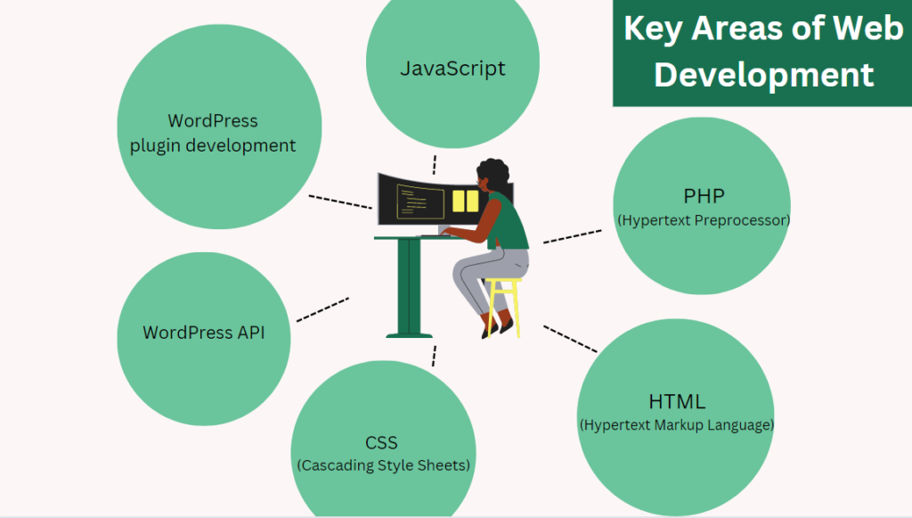 areas of web development for web development agencies