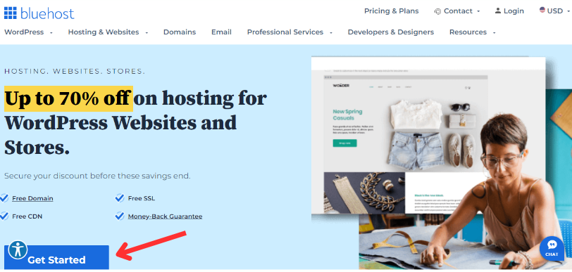 Bluehost web hosting