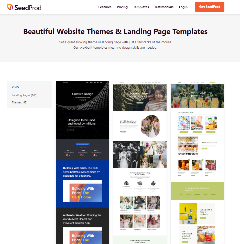 SeedProd WordPress theme