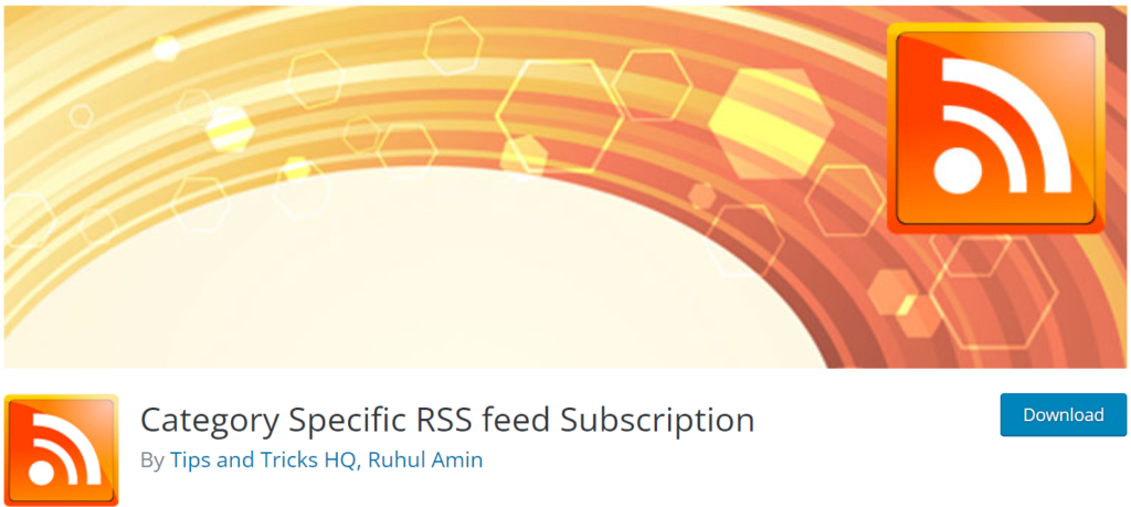 Get up to date feed of your favorite blogs with Category-Specific RSS Feed Subscription plugin