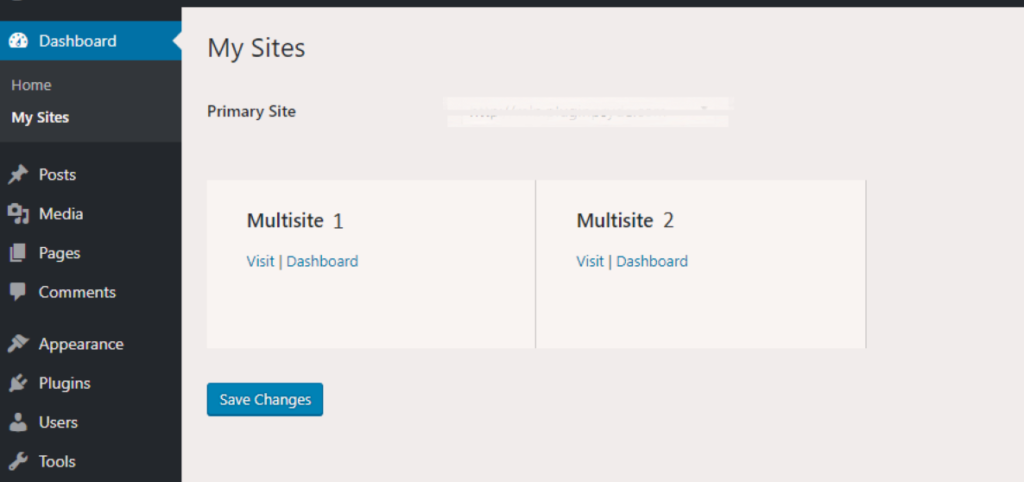reset multisite in WordPress