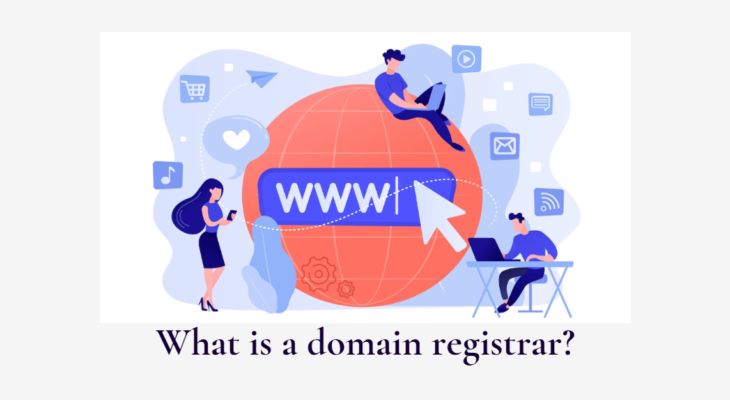 What is a domain registrar?