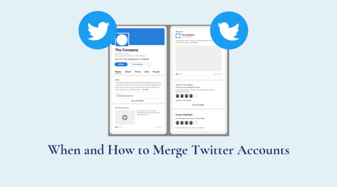 How to merge Twitter accounts? Merge existing accounts into one Twitter account