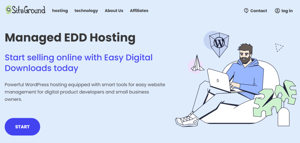 SiteGorunds all in one platform for hosting and selling
