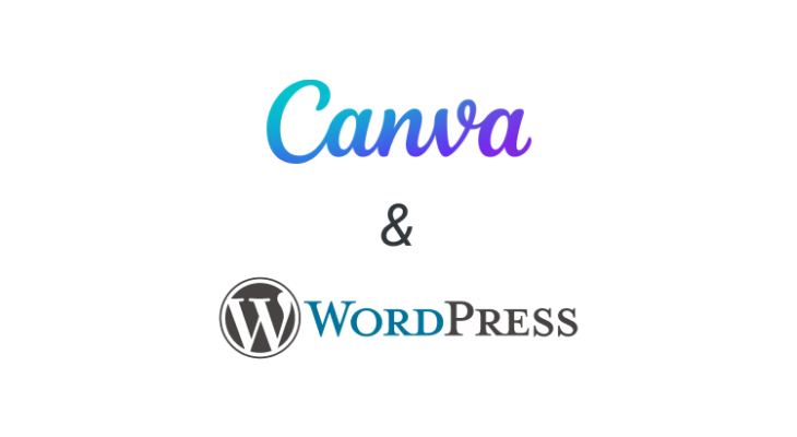 You can create visual elements with Canva website to WordPress sites.