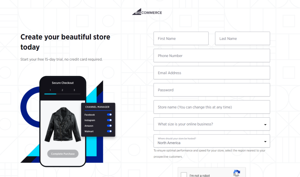 create a store with just a few clicks