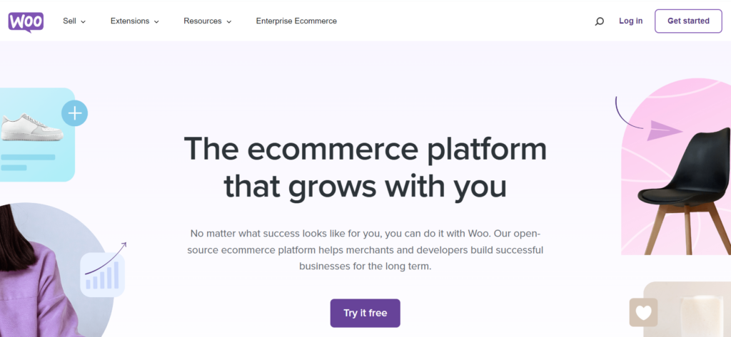 Woocommerce a popular plugin with landing page templates