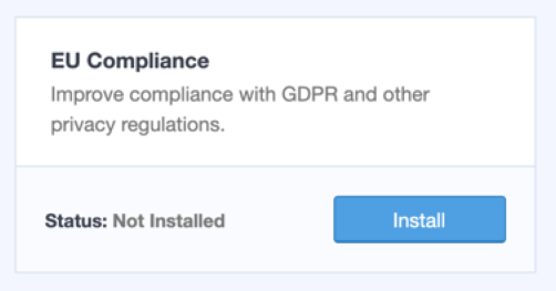 Track user behavior with compliance with EU privacy laws