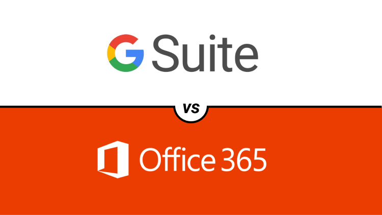 Two great package of office apps: Google's G Suite and Microsoft Office 365