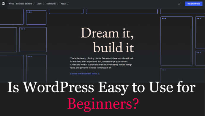 How easy is WordPress to use for beginners?